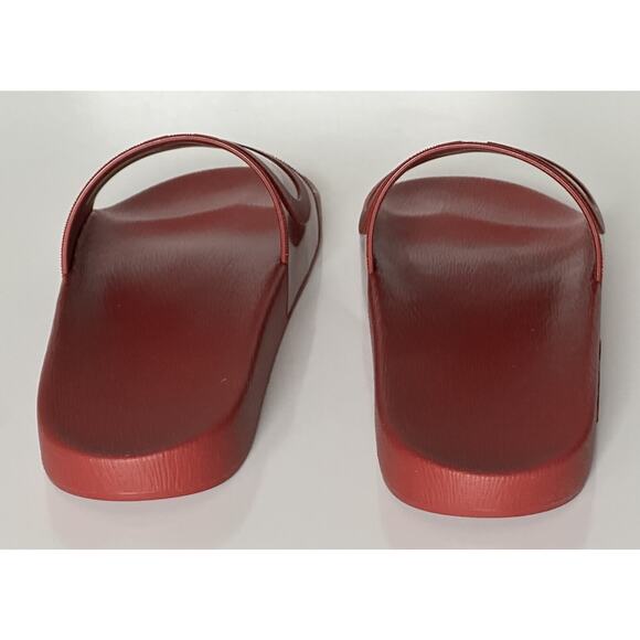 NIB Salvatore Ferragamo Groove Men\'s Rubber Slide Sandals Red 13 US 0751899 IT main image 7